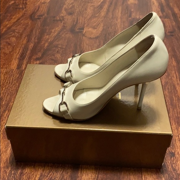 HORSEBIT GUCCI PEEP TOE PUMPS Size 38 - Picture 3 of 10
